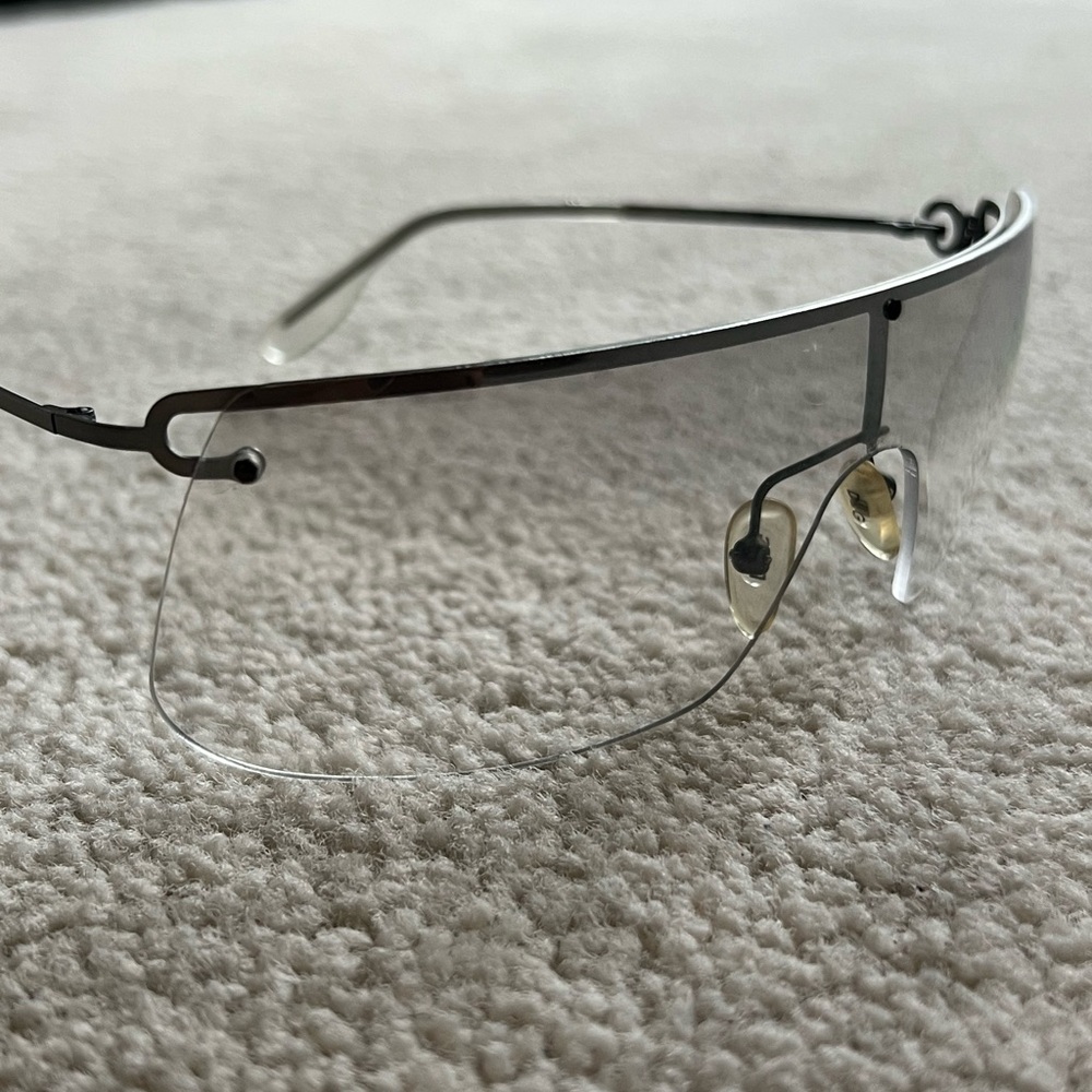 Vintage Dolce & Gabbana clear glasses